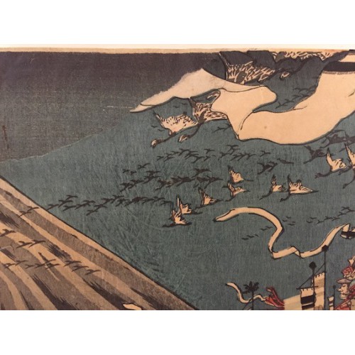 Waterfowl at the battle of Fujikawa