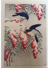 estampes japonaises shin hanga de Shoson Ohara Gobe-mouches en hiver