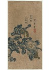 estampes japonaises Hiroshige Ando Oiseaux et Camélia