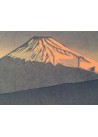 Le mont Fuji au soleil levant
