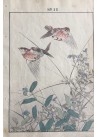 estampes japonaises Imao Keinen oiseaux et papillons