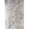 estampe japonaise de Shodo Kawarazaki cerisiers sauvages